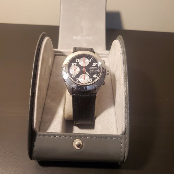 Vintage Movado Kingmatic Valjoux 7750 Automatic Chronograph Watch RARE - Picture 3 of 3